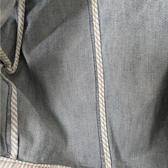 ⚡️🖤 Tommy Hilfiger Cropped Short Sleeve Jean Jacket Size Small - Picture 5 of 5